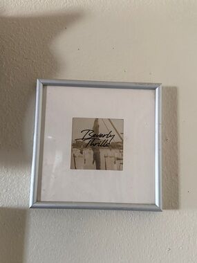 New Honorable citizens Beverly Thrills square silver frame collage art OOAK